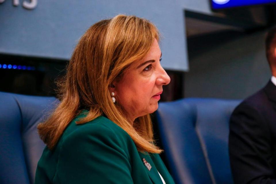 Miami Beach City Manager Alina Hudak is pictured at Miami Beach City Hall on Nov. 22, 2021. SAM NAVARRO/Special for the Miami Herald