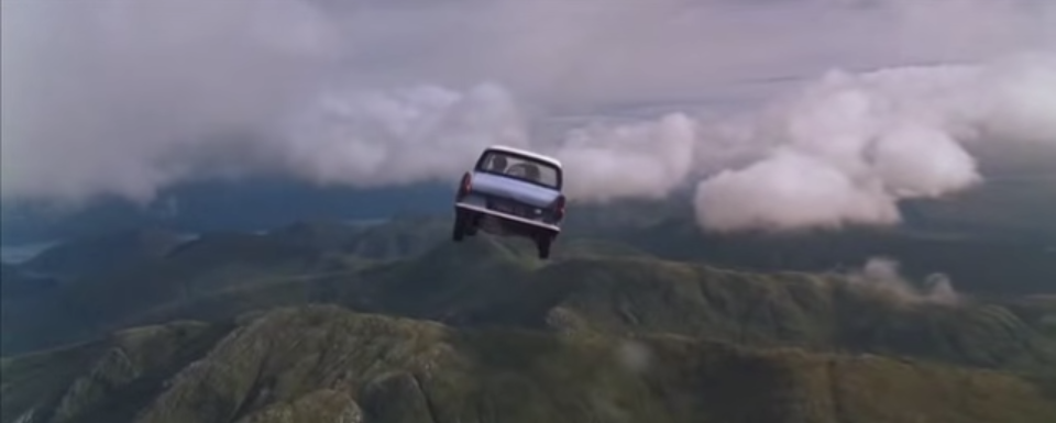 Harry Potter flying car