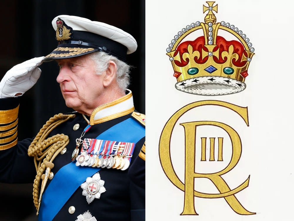 Der Buckingham Palast veröffentlicht das offizielle Monogramm von König Charles III. (Bild: imago/i Images / Buckingham Palace)
