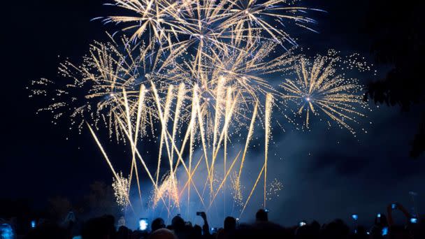 PHOTO: People watch fireworks  (STOCK PHOTO/Getty Images)