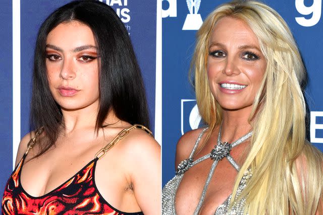 <p>Charles Sykes/Bravo/NBCU Photo Bank via Getty; Jon Kopaloff/FilmMagic</p> Charli XCX; Britney Spears