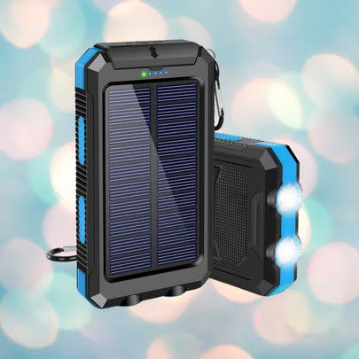 A solar powered portable charger