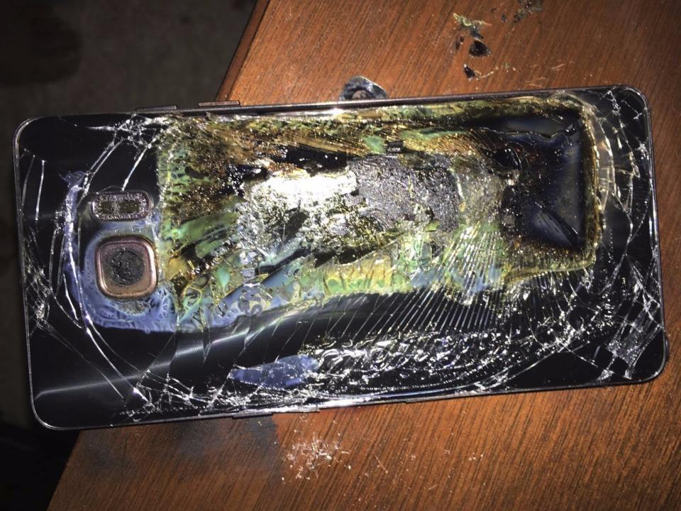 samsung galaxy note 7 explosion