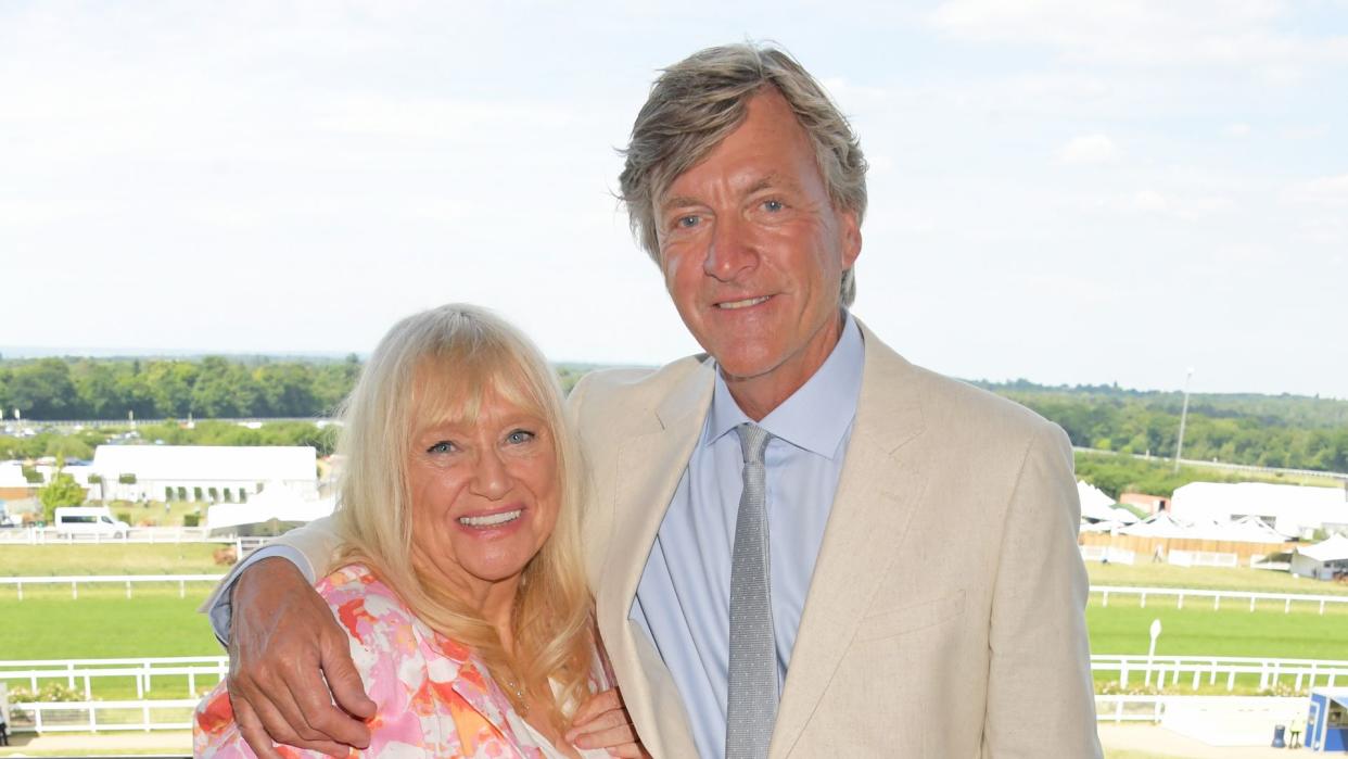 Judy Finnigan and Richard Madeley attend Royal Ascot 2022 at Ascot Racecourse on June 15, 2022 in Ascot, England