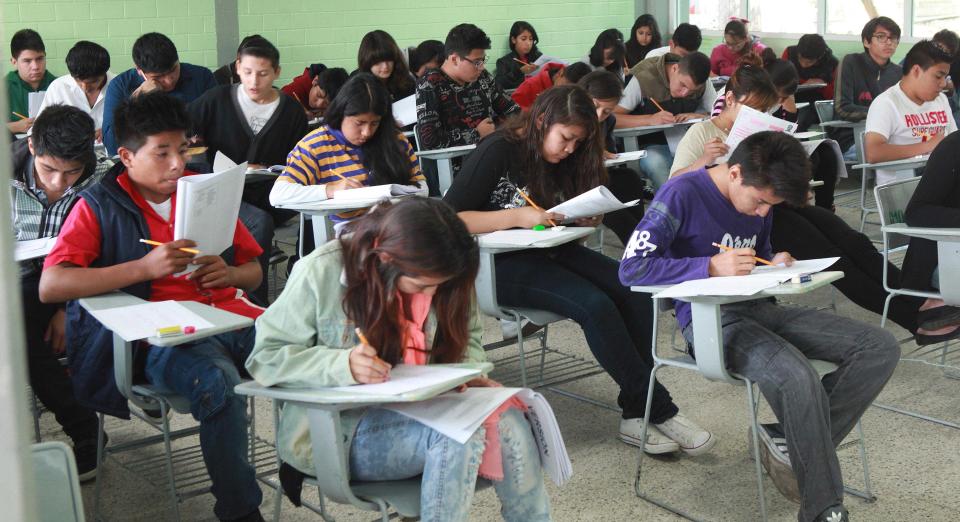 Estudiantes mexicanos.  EL UNIVERSAL/Adrián Hernández/RCC