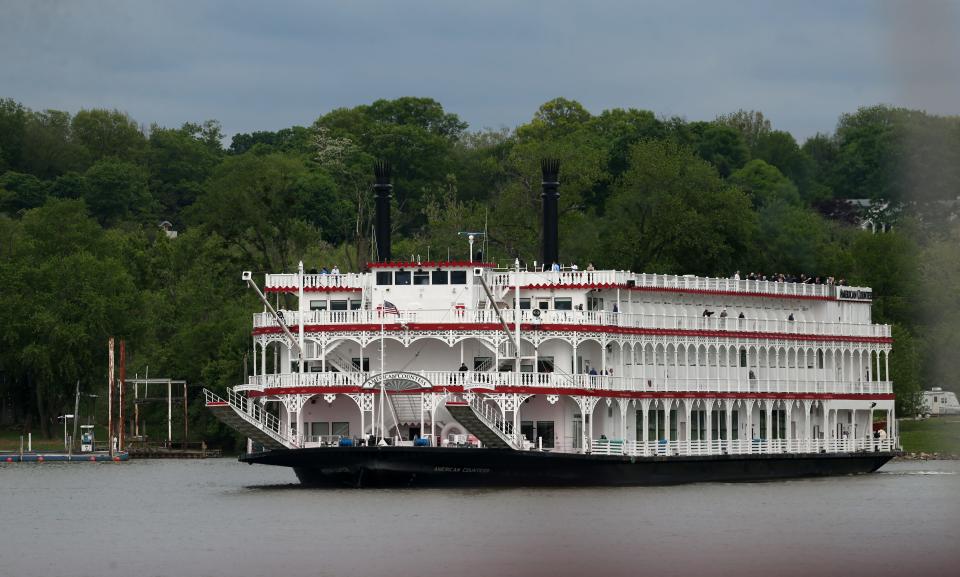The American Countess was up against the Belle of Louisville and the Belle of Cincinnati in the 2022 Great Steamboat Race.5/4/2022 