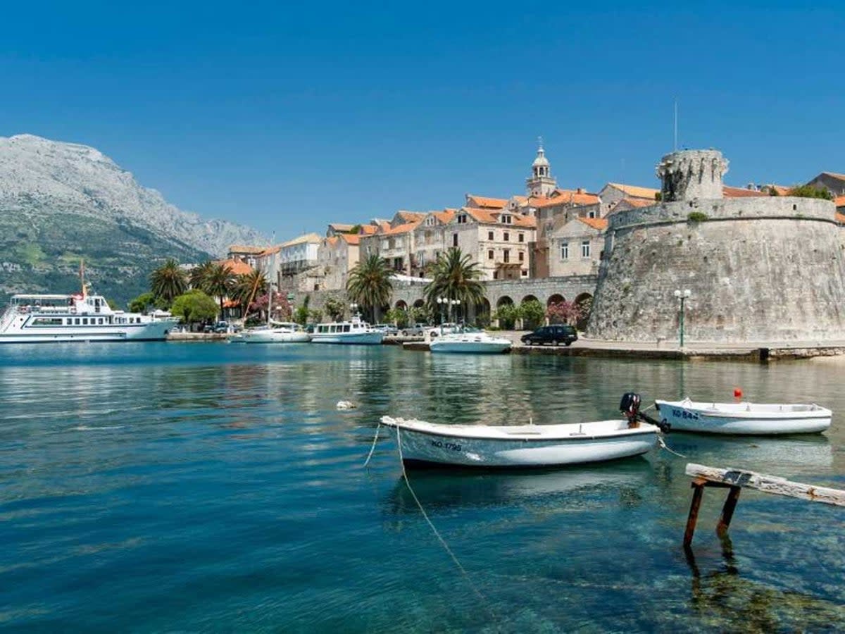 Korcula harbour (Alamy)