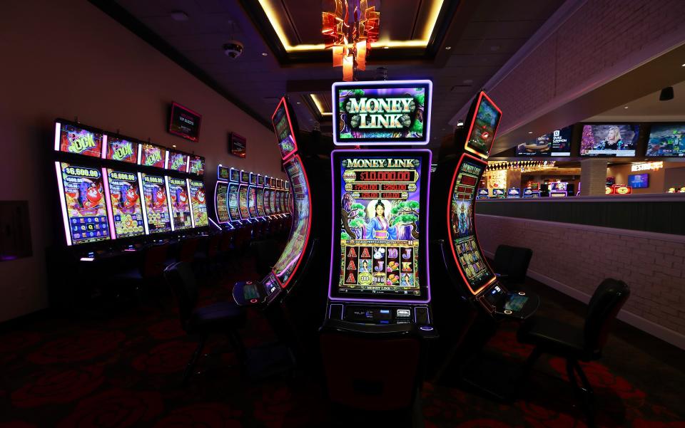 The gaming floor at the new Derby City Gaming Downtown in Louisville, Ky. on Dec. 4, 2023.