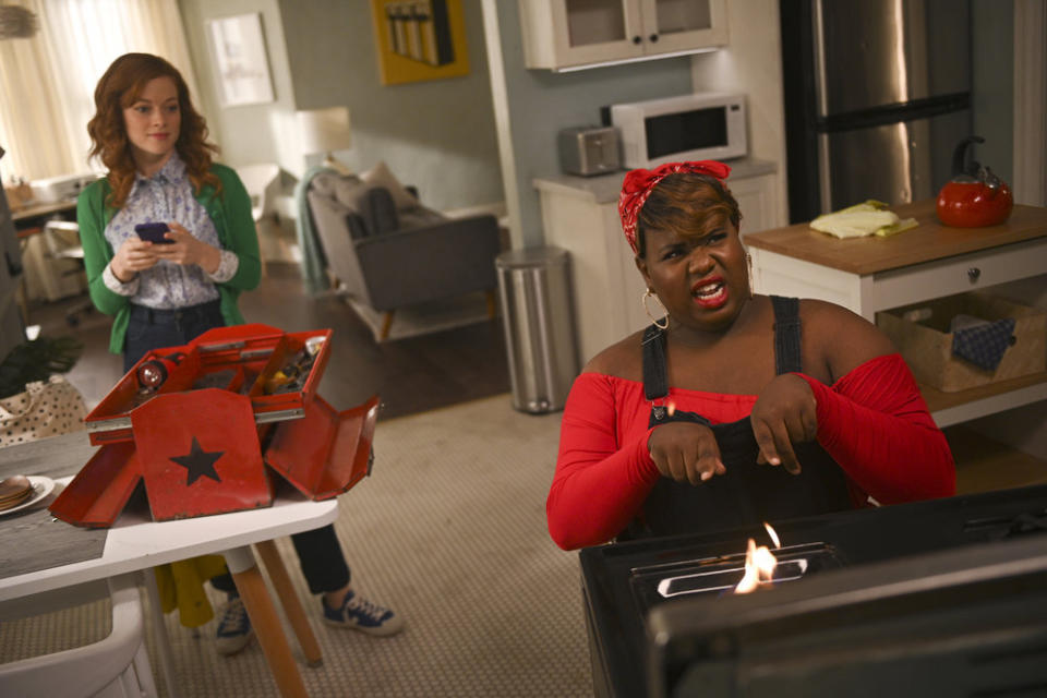 Jane Levy (left) and&nbsp;Alex Newell star in NBC's &ldquo;Zoey&rsquo;s Extraordinary Playlist.&rdquo; (Photo: Sergei Bachlakov/NBC)