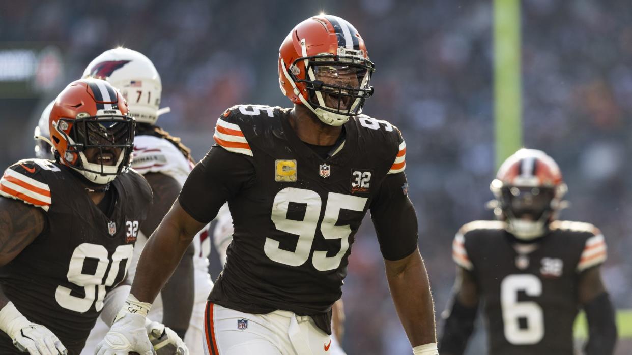  Cleveland Browns' Myles Garrett. 