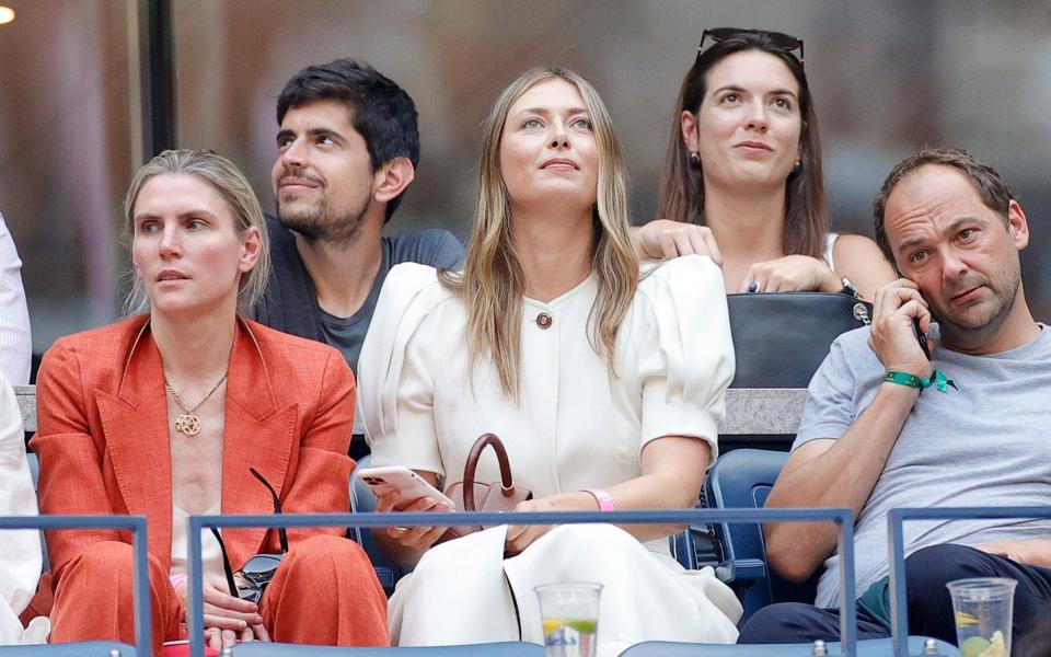 Maria Sharapova joins the stars on Arthur Ashe - Getty Images