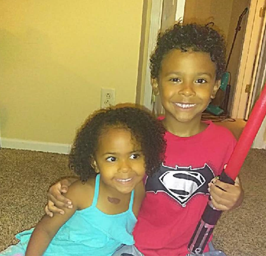 Iliyah Miller, left, and her brother Isaiah Miller.