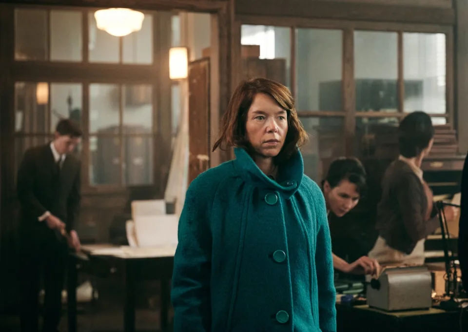 Anna Maxwell Martin in A Spy Among Friends, on Amazon's Prime Video (Rob Youngson/Sony Pictures Television)