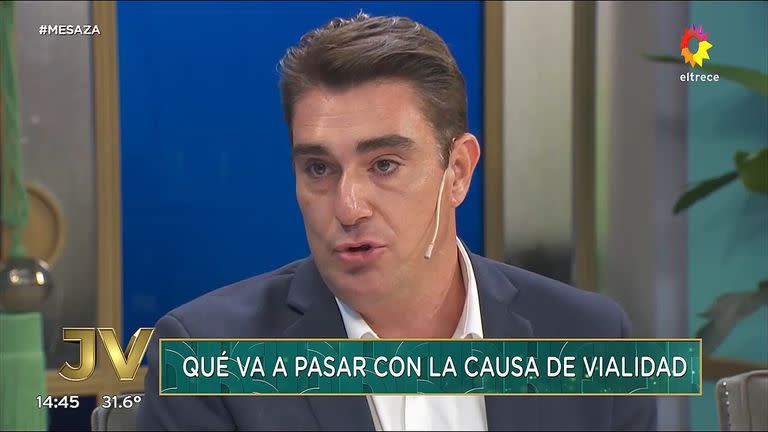 Javier Iguacel habló de los ataques que sufrió tras hablar de la causa Vialidad.