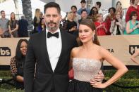 <p>La primera vez que se vieron Joe Manganiello y Sofía Vergara fue en la Cena de Corresponsales de la Casa Blanca de 2014, cuando la colombiana aún estaba comprometida con Nick Loeb. Sin embargo, no comenzaron su relación hasta que la actriz se quedó soltera. O eso es lo que ellos dicen. (Foto: Frazer Harrison / Getty Images). </p>