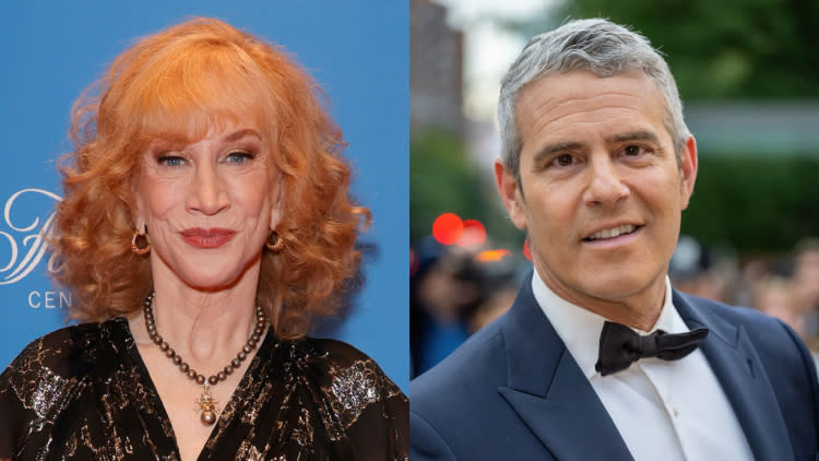 Kathy Griffin; Andy Cohen