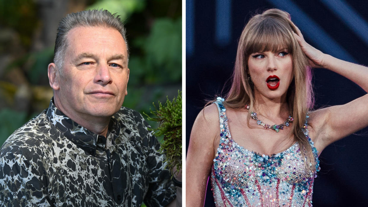 Chris Packham has said Taylor Swift should use her platform to champion environmental issues. (Getty/AFP)