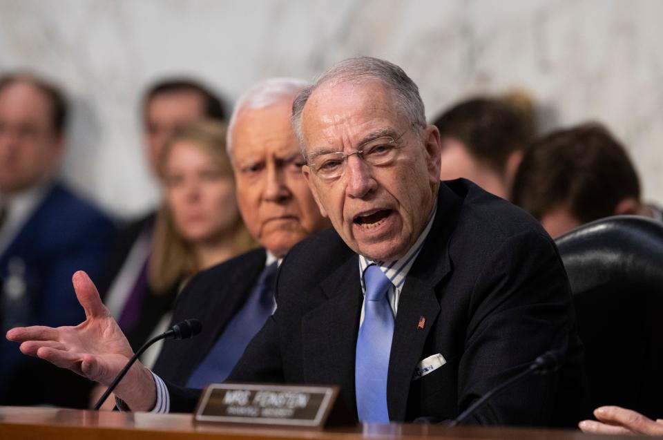 Sen. Chuck Grassley, R-Iowa, fears COVID-19 contracts will hurt taxpayers if fraud is not eliminated from the system.