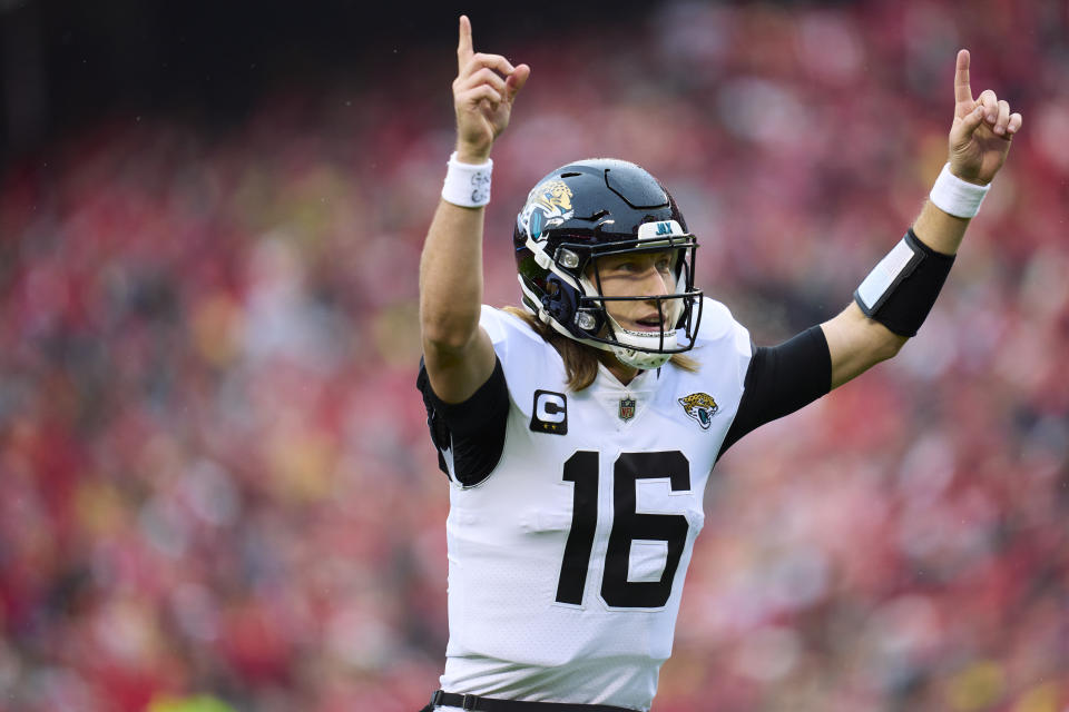 Trevor Lawrence and the Jacksonville Jaguars surprised the Chargers in this playoffs this year. (Photo by Cooper Neill/Getty Images)