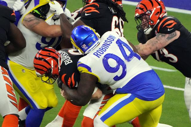 A'Shawn Robinson saved his best for last, coming through for the Rams in  Super Bowl LVI