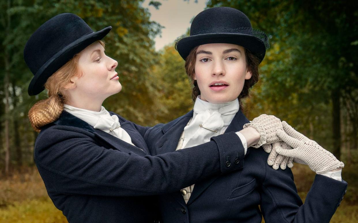 The 2021 adaptation of Mitford’s novel co-stars Emily Beecham as the narrator, Fanny Logan, and Lily James as her cousin and the main character, Linda Radlett - Robert Viglasky