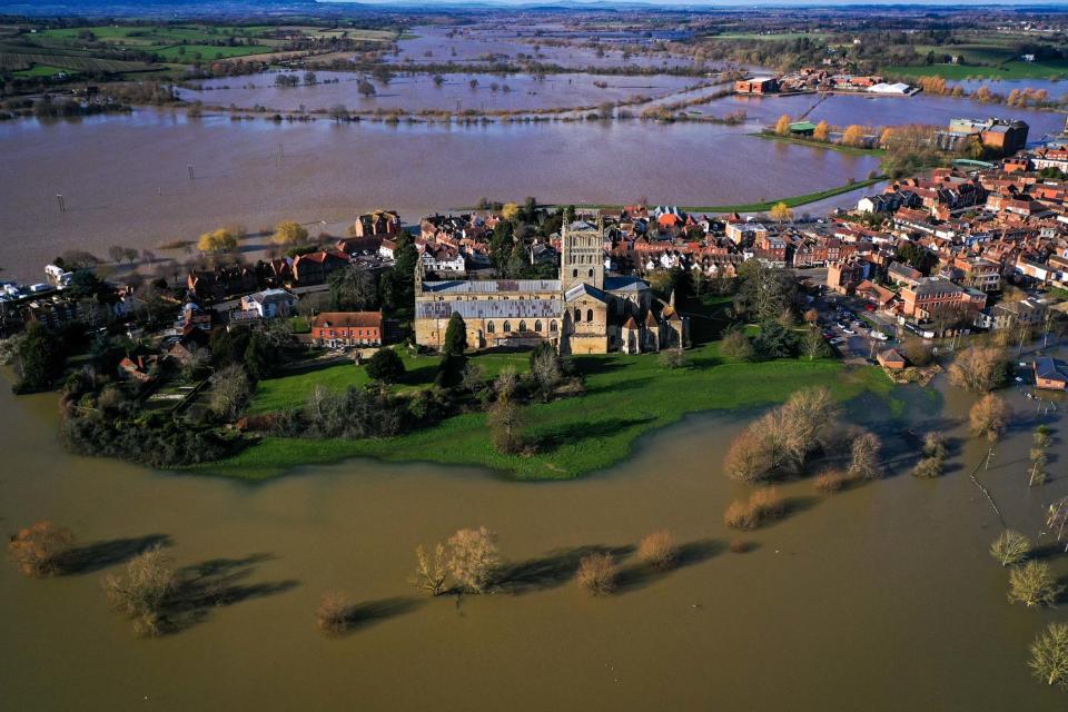 Tewkesbury was hard hit by storms (Getty Images)