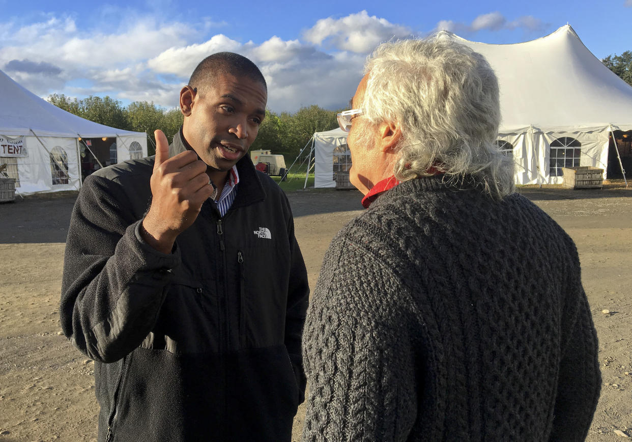 Congressional candidate Antonio Delgado appears on the campaign trail. (Photo: ASSOCIATED PRESS)