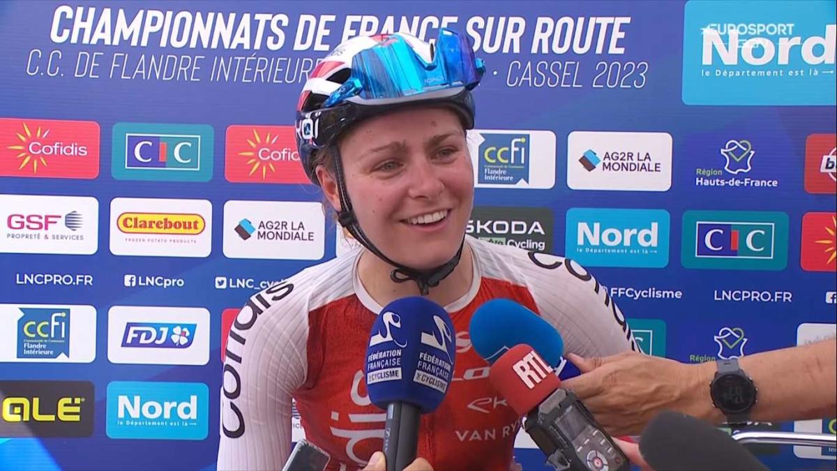 Cyclisme m me Victoire Breteau nouvelle championne de France