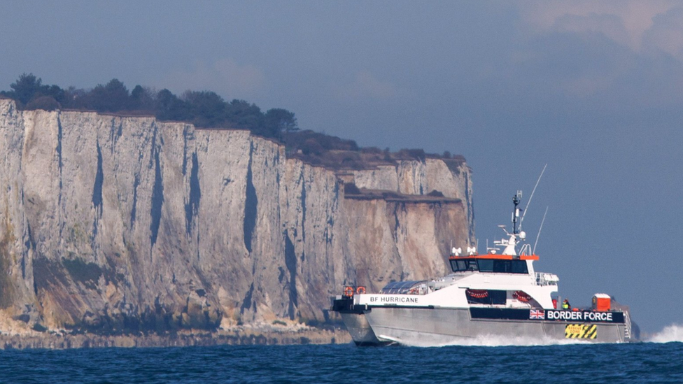 Border Force boat at Dover