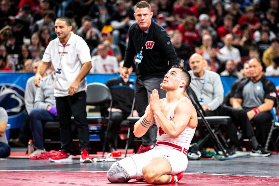 Wisconsin wrestler Austin Gomez is headed to the NCAA championships as an at-large entry after dealing with an injury late in the conference season.