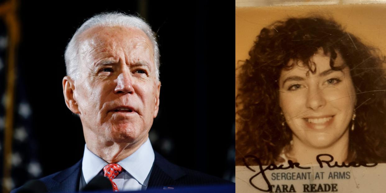 Joe Biden and Tara Reade