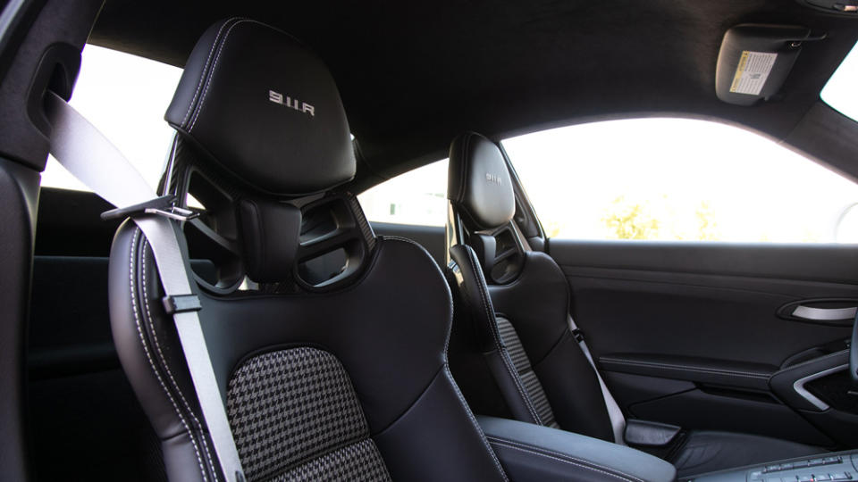 Carbon-fiber full bucket seats anchor the cockpit. - Credit: Photo: Courtesy of ShiftGate Automotive Auction.