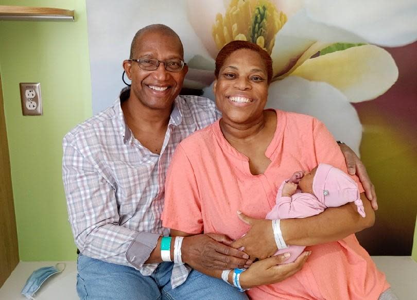 The couple welcomed their daughter Lily, who they call their 
