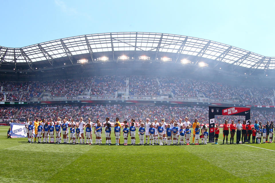 El partido de fútbol más visto en EEUU fue del equipo femenino: 27 millones de personas (Getty Images)