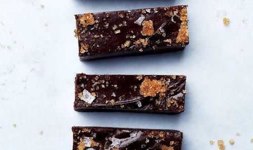 Chocolate Fudge with Bourbon Sugar