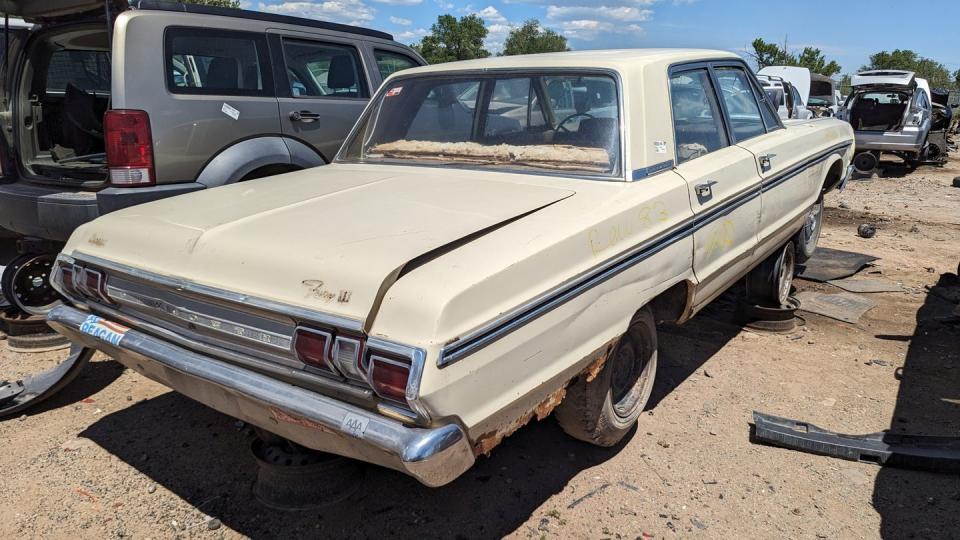 1965 plymouth fury iii in colorado junkyard