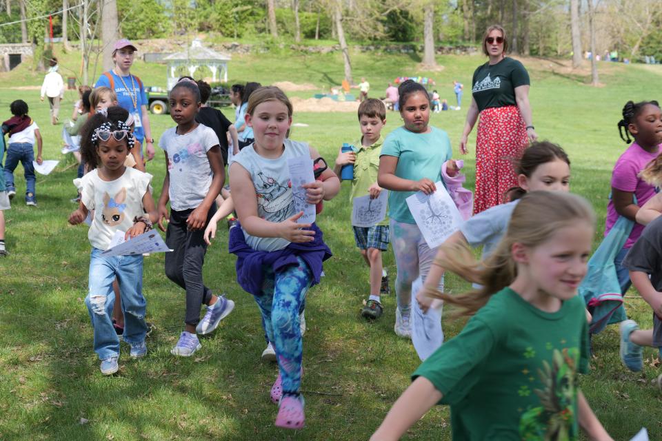 Mt. Pleasant and Maple Lane Elementary students celebrated Arbor Day with tree planting, scavenger hunts and more education opportunities last week. The second and third graders got the opportunity to "get outside and learn about the benefits of trees and their importance in our environment," according to one organizer Delaware Center for Horticulture.