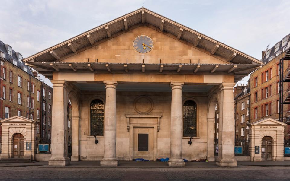 The 'Actors' Church': the charity's latest general meeting was held at St Paul's Church