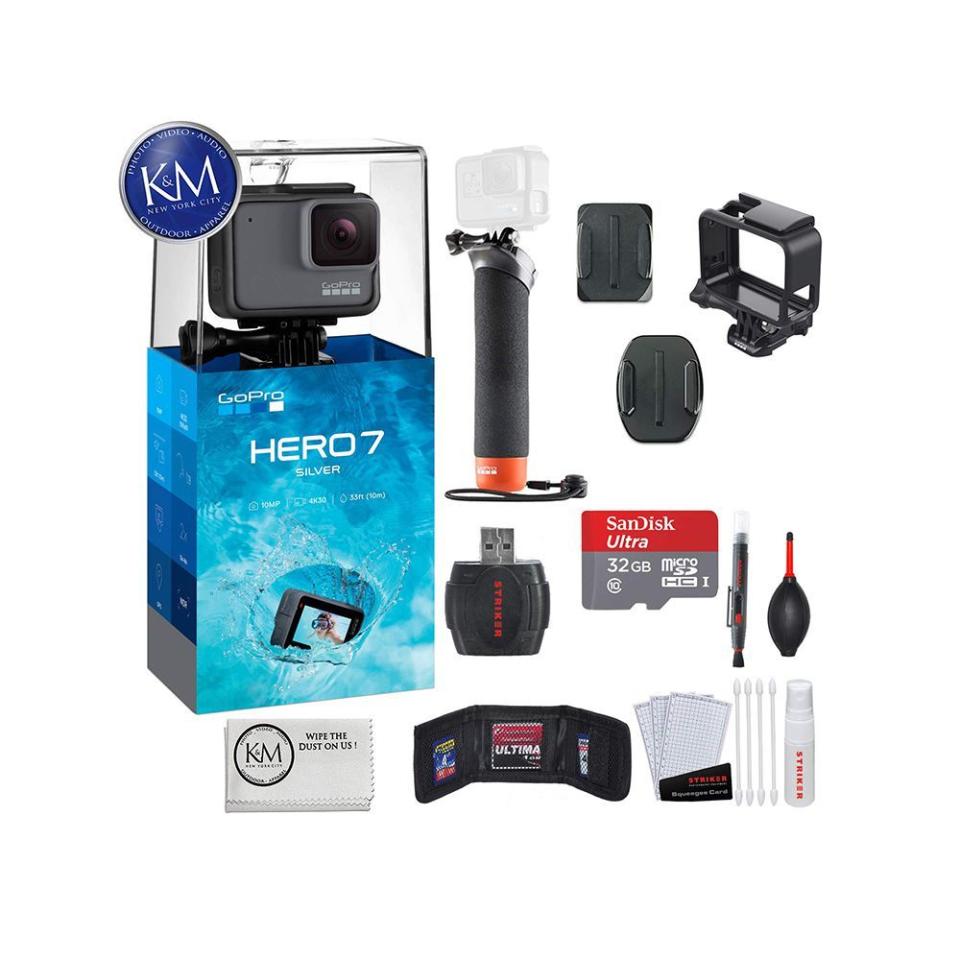 6) GoPro Hero 7 Camera Essential Bundle