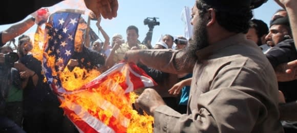 protest in Amman. Photo: Getty Images