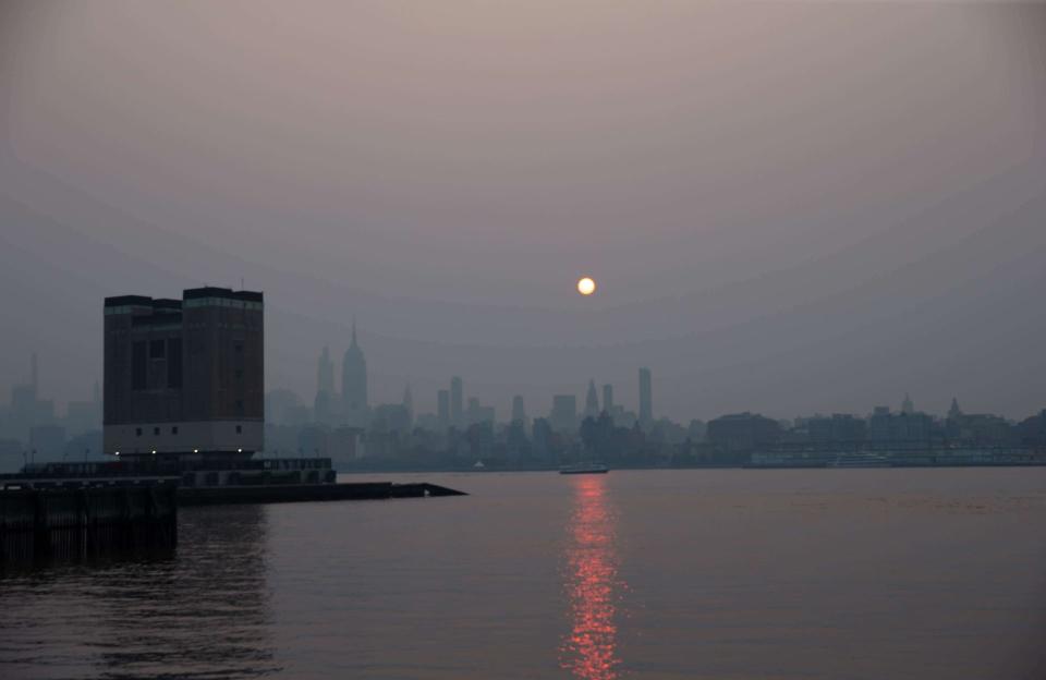 Vue de l'île de Manhattan