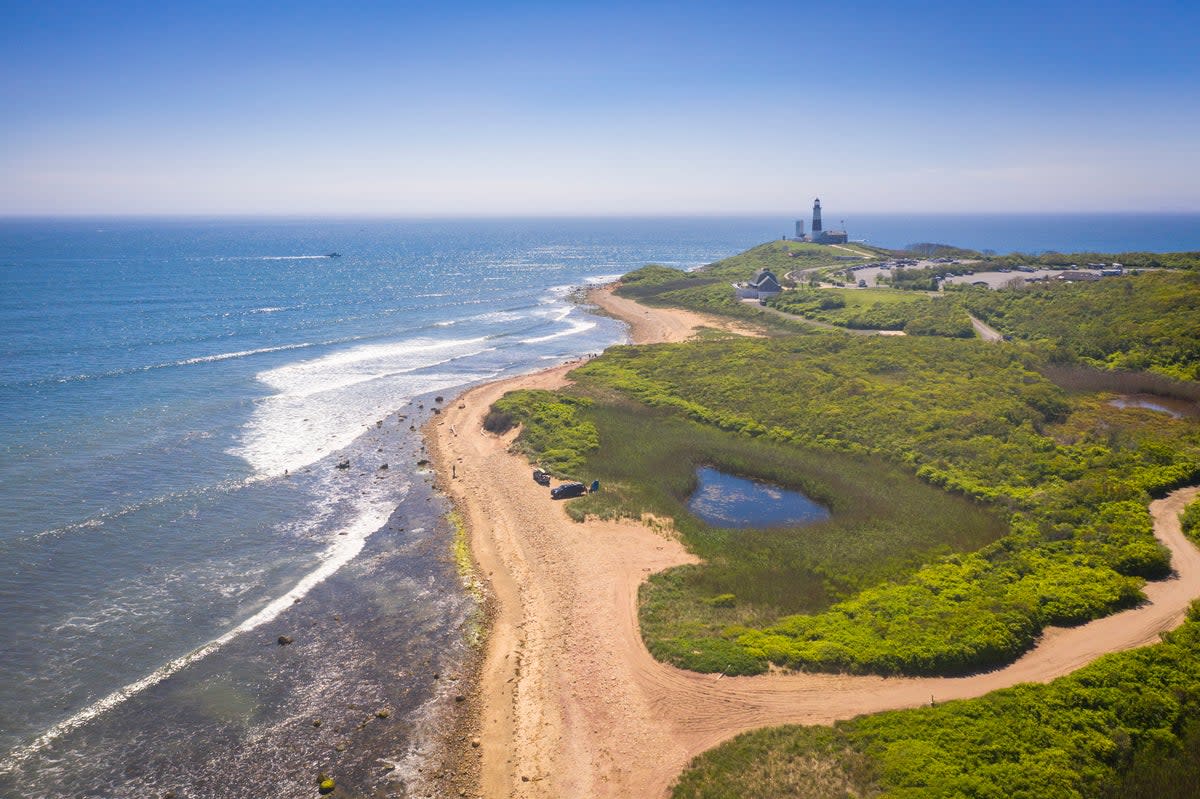 Montauk’s windswept beaches doubled as a private island (Getty Images)