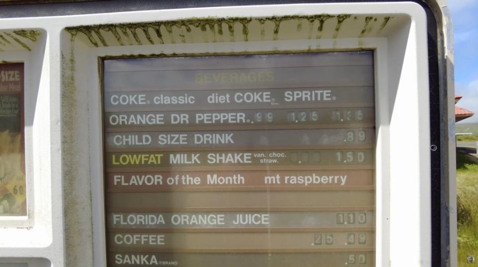 A milkshake cost $1.50. YouTube / Chris Luckhardt