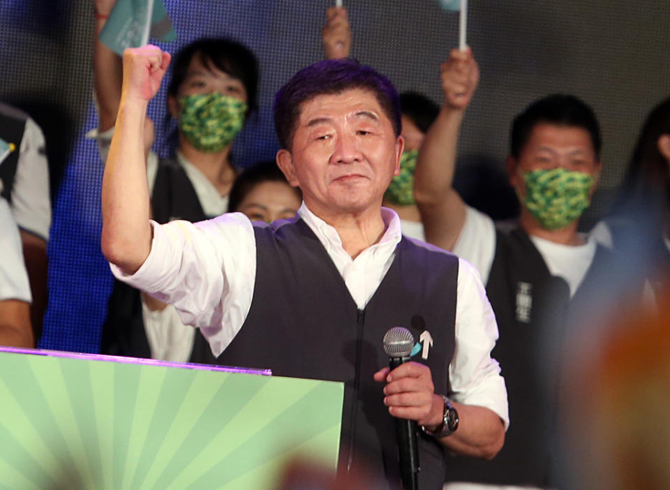 九合一大選落幕，民進黨台北市長候選人陳時中以43萬4558票慘輸了準台北市長蔣萬安14萬票。（中時資料照）。