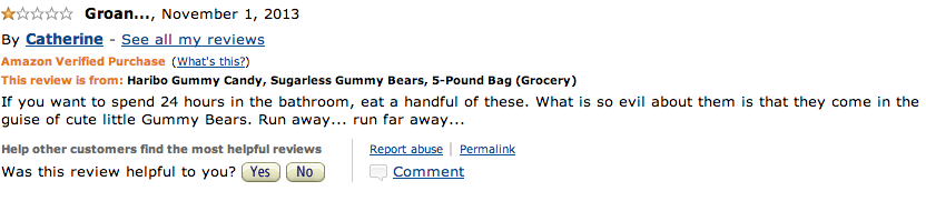 amazon gummy bear review