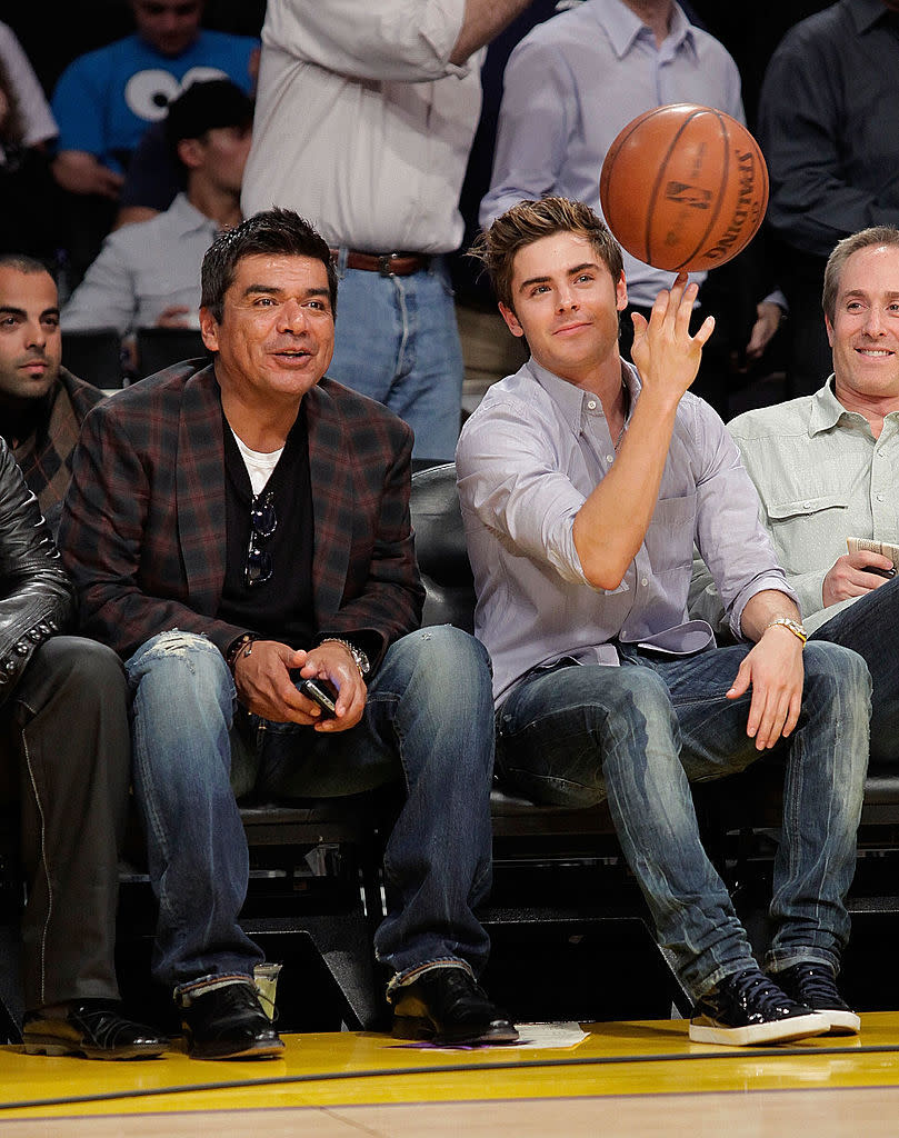 At a Los Angeles Lakers Game, 2009