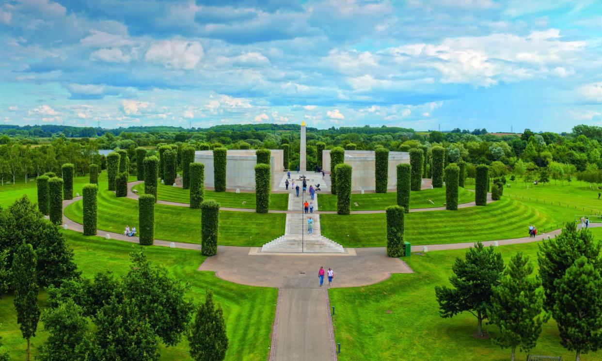 <span>The National Memorial Arboretum is a 150-acre visitor site on the edge of the National Forest in Staffordshire.</span><span>Photograph: Fighting With Pride/PA</span>