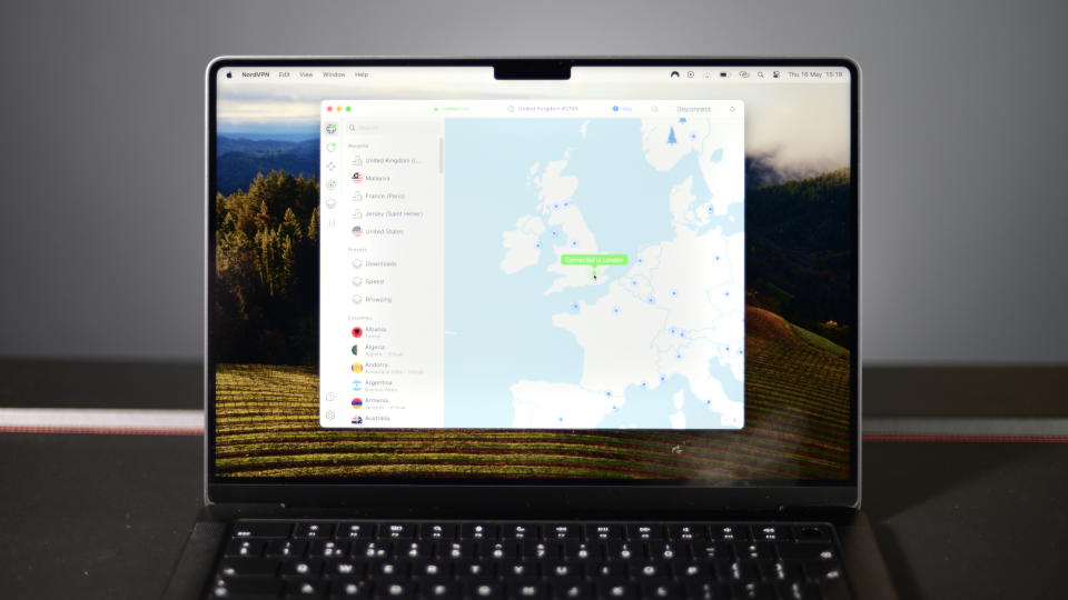 NordVPN on a Mac