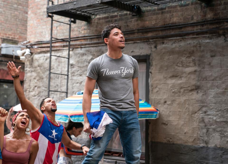 Anthony Ramos raises his voice in "In the Heights."