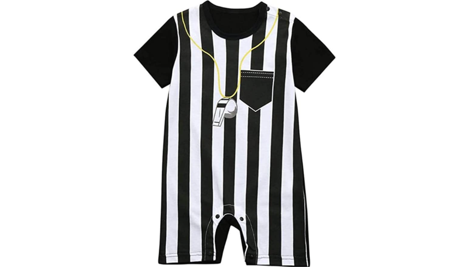 First Super Bowl outfits and toys: A ref outfit